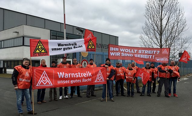 Signal der Besch&auml;ftigten in Artern (Foto: IG Metall)