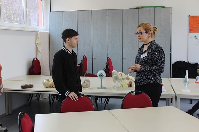 Der Blick in die Fachschule (Foto: Karl-Heinz Herrmann)