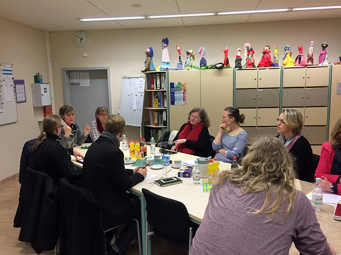 Genossen in der Östertalschule Sondershausen (Foto: SPD Sondershausen) Genossen in der Östertalschule Sondershausen (Foto: SPD Sondershausen)