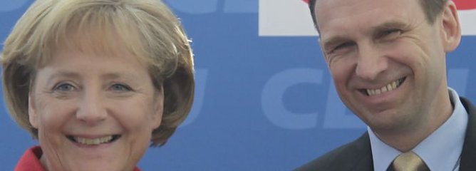 Merkel, Althaus (Foto: nnz)