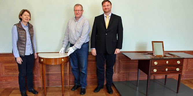 Restaurierte Hoffmann-M&ouml;bel zur&uuml;ck (Foto: Karl-Heinz Herrmann)