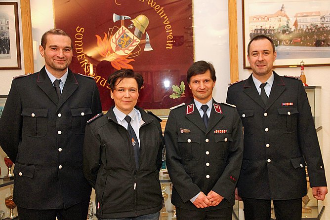 Neuer Vorstand im Kreisfeuerwehrverband Sondershausen. (Foto: G&uuml;nter Herting)