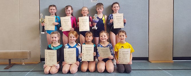 Tolle Ergebnisse beim Turnen (Foto: SV Gl&uuml;ckauf Sondershausen)