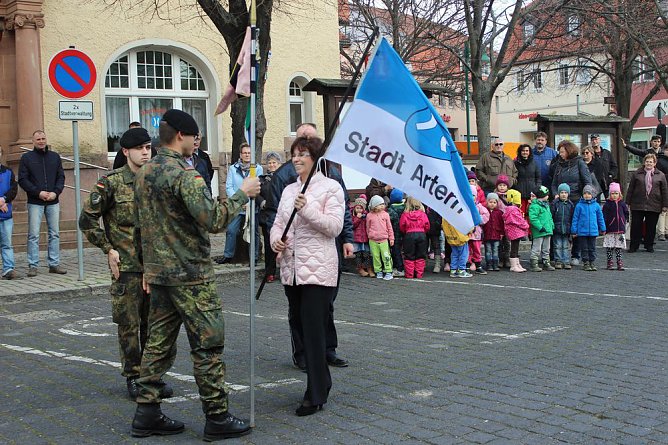 Patenschaft mit Panzerkompanie besiegelt (Foto: Karl-Heinz Herrmann)
