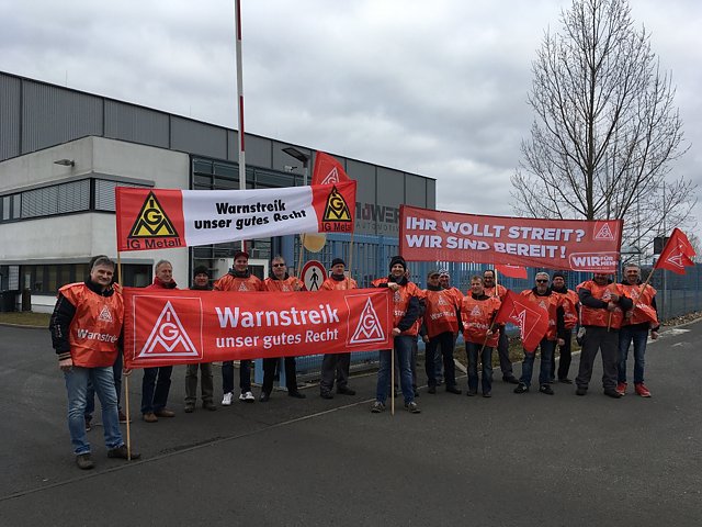 Erzwingungsstreik heute früh 03 Uhr abgewendet? (Foto: IG Metall) Erzwingungsstreik heute früh 03 Uhr abgewendet? (Foto: IG Metall)