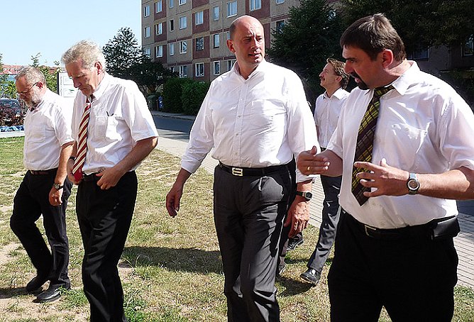 Besuch Tiefensee (Foto: Karl-Heinz Herrmann)
