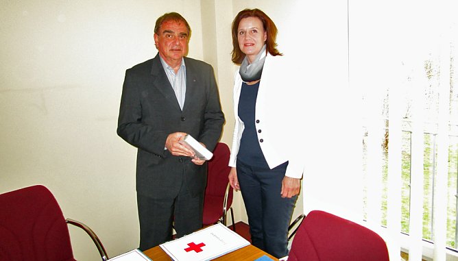 Neuer Vizepräsident im DRK Kyffhäuserkreisverband (Foto: DRK) Neuer Vizepräsident im DRK Kyffhäuserkreisverband (Foto: DRK)