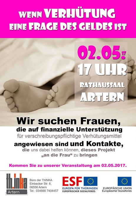 Damit Verh&uuml;tung keine Frage des Geldes ist (Foto: Landratsamt Kyffh&auml;userkreis)