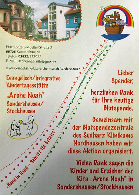 Erfolgreicher Blutspendetermin in der KITA! (Foto: Sven K&ouml;hn)