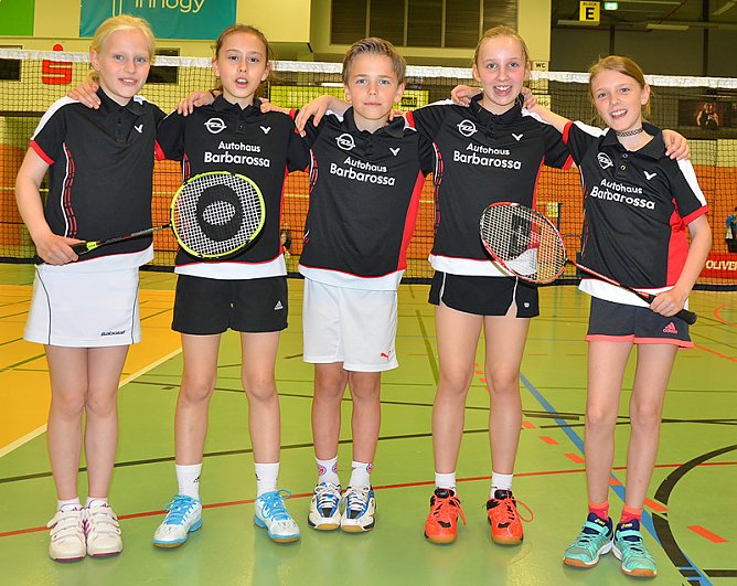Zweiter Platz des TEAM VSG beim Babolat U11 Cup M&uuml;lheim (Foto: Andreas Reich)