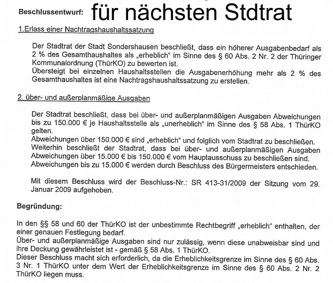 Entwurf (Foto: Stadt Sondershausen)