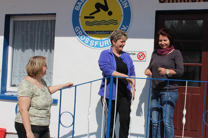 Neue Badesaison wird vorbereitet (Foto: Karl-Heinz Herrmann)