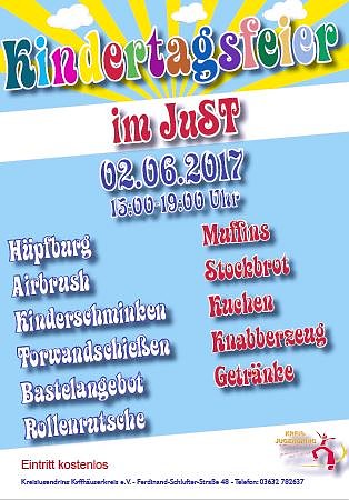 Fröhliche Kindertagsfeier im JuST (Foto: Just) Fröhliche Kindertagsfeier im JuST (Foto: Just)