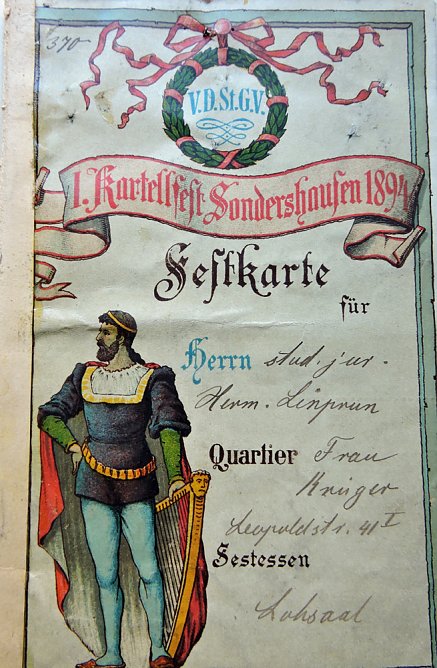 Sonderausstellung "150 Jahre Sondershäuser Verband" (Foto: Peter Alexander Reiser ) Sonderausstellung "150 Jahre Sondershäuser Verband" (Foto: Peter Alexander Reiser )