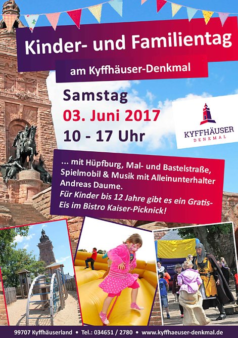 Kindererlebnistag am Kyffhäuser-Denkmal (Foto: Heiko Kolbe) Kindererlebnistag am Kyffhäuser-Denkmal (Foto: Heiko Kolbe)