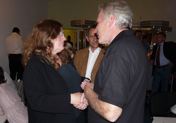 Wahlgewinner Dorothea Marx (SPD) und Gerold Wucherpfennig (CDU) (Foto: Karl-Heinz Herrmann) Wahlgewinner Dorothea Marx (SPD) und Gerold Wucherpfennig (CDU) (Foto: Karl-Heinz Herrmann)