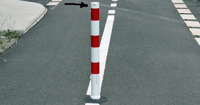 Die Probleme mit der Sicherheit am Radweg (Foto: Karl-Heinz Herrmann) Die Probleme mit der Sicherheit am Radweg (Foto: Karl-Heinz Herrmann)