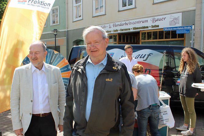 B&uuml;rger konnten fragen (Foto: Karl-Heinz Herrmann)