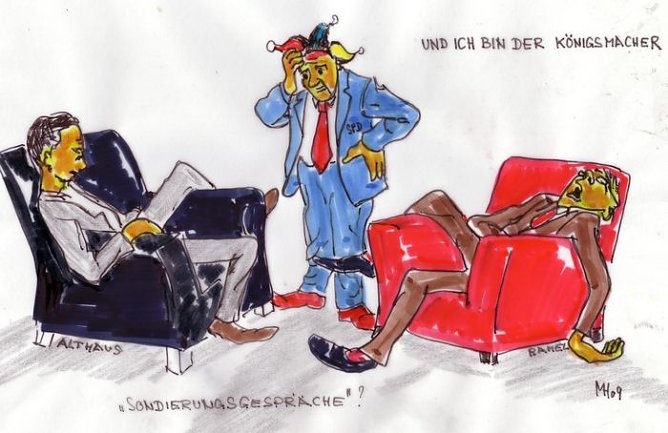 Sondierungen (Foto: M. Höfer) Sondierungen (Foto: M. Höfer)