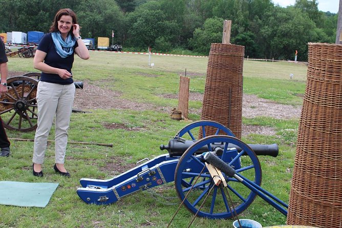 Sponsoren beim Schießen auf dem Dickkopf (Foto: Karl-Heinz Herrmann) Sponsoren beim Schießen auf dem Dickkopf (Foto: Karl-Heinz Herrmann)