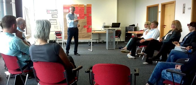 m Workshop "Interkulturelle Kompetenz in Unternehmen" im BIC Nordhausen in der vergangenen Woche nahmen interessierte Personalverantwortliche aus verschiedenen Unternehmen u.a. aus Nordhausen und Sondershausen teil. (Foto: Europaservice Nordth&uuml;ringen)