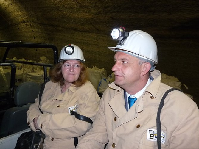 Inder Grube bei GSES Sondershausen (Foto: Karl-Heinz Herrmann) Inder Grube bei GSES Sondershausen (Foto: Karl-Heinz Herrmann)