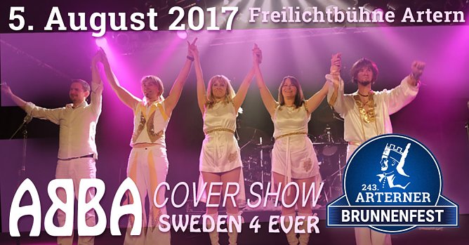 Programm zum 243. Brunnenfest (Foto: Real Event Music Remie Riese Artern)