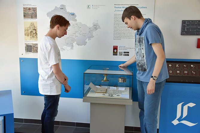 Informationsausstellung rund ums Reformationsjubiläum 2017 (Foto: Regionalmuseum Bad Frankenhausen) Informationsausstellung rund ums Reformationsjubiläum 2017 (Foto: Regionalmuseum Bad Frankenhausen)