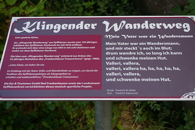 Willkommen auf dem Kyffh&auml;user (Foto: Dorothea Kieper)