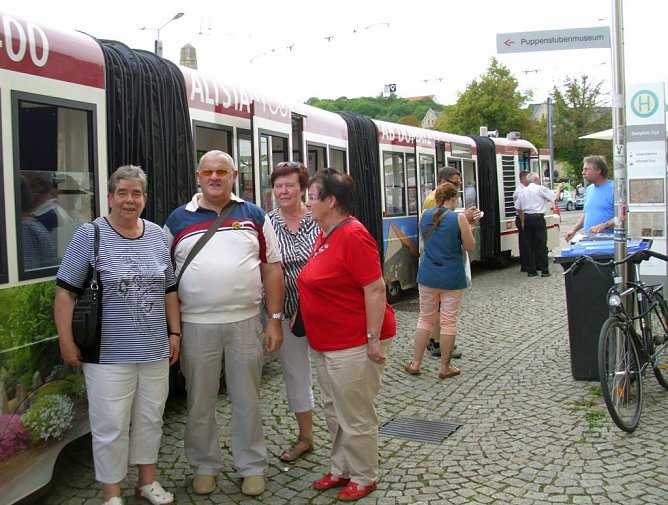Senioren mit Altstadt-Express in Erfurt unterwegs (Foto: Thomas Leipold) Senioren mit Altstadt-Express in Erfurt unterwegs (Foto: Thomas Leipold)