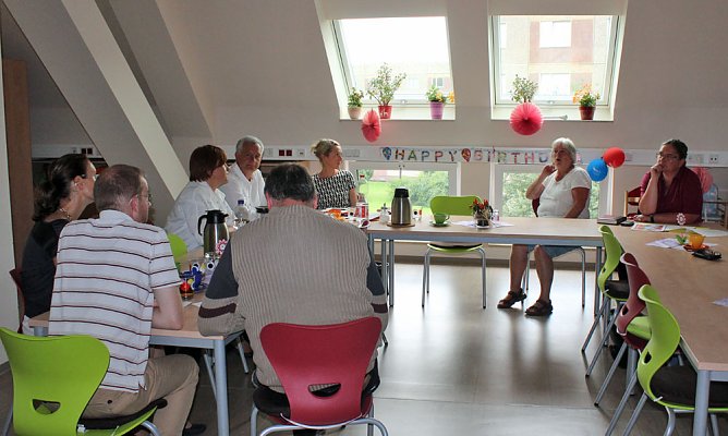 Staatssekret&auml;rin im Mehrgenerationenhaus (Foto: Karl-Heinz Herrmann)