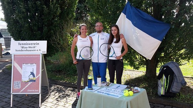 Spiel, Satz & Sieg f&uuml;r den Tennisverein! (Foto: Marcel Fromm)