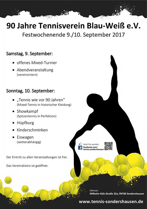 Jubil&auml;um - 90 Jahre Tennisverein (Foto: Marcel Fromm)