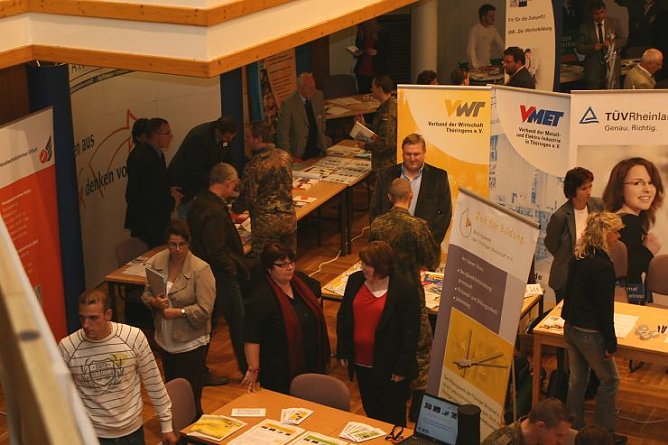 Jobbörse für Soldaten (Foto: Stefan Biermann) Jobbörse für Soldaten (Foto: Stefan Biermann)