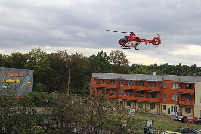 Ungewöhnlicher Landeplatz (Foto: Karl-Heinz Herrmann) Ungewöhnlicher Landeplatz (Foto: Karl-Heinz Herrmann)