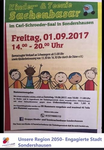 Heute Teeniesachenbasar (Foto: Bianca Fliß) Heute Teeniesachenbasar (Foto: Bianca Fliß)