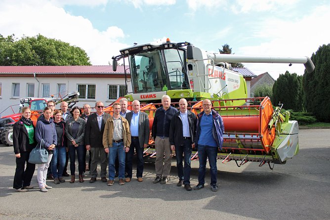 Landwirte beim Kyffh&auml;user Erntegespr&auml;ch (Foto: Karl-Heinz Herrmann)
