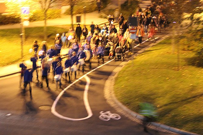 Lampionumzug durch Sondershausen (Foto: Karl-Heinz Herrmann)