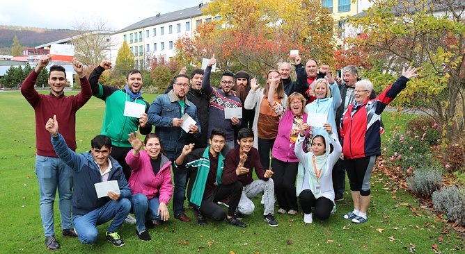 Sport: Grundlagenlehrgang für Geflüchtete und Migranten (Foto: Landessportbund) Sport: Grundlagenlehrgang für Geflüchtete und Migranten (Foto: Landessportbund)