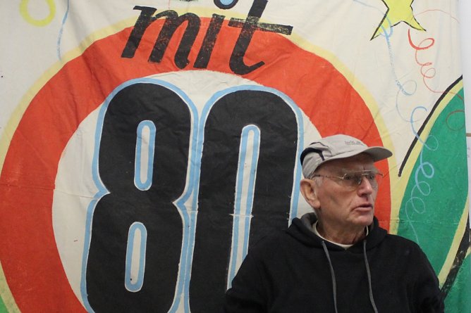 Egon Ehrhardt ist nun stolze 80 (Foto: Marion Haas)