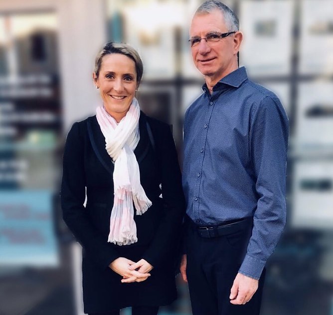 B&uuml;rgermeister-Kandidatin im Dialog (Foto: SPD Sondershausen)