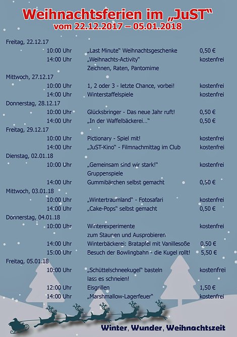 Ferienzeit im JuST (Foto: JUST) Ferienzeit im JuST (Foto: JUST)