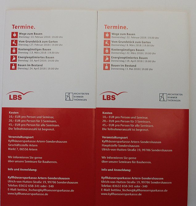 Bilanz Kyffh&auml;usersparkasse (Foto: Karl-Heinz Herrmann)