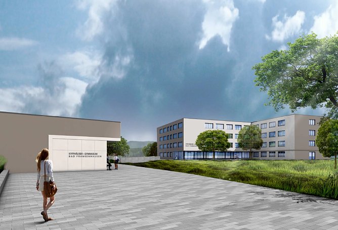 So wird es rund ums Gymnasium aussehen (Foto: Landratsamt Kyffh&auml;userkreis)