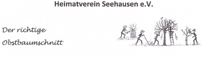 Baumschnittseminar in Seehausen (Foto: privat) Baumschnittseminar in Seehausen (Foto: privat)