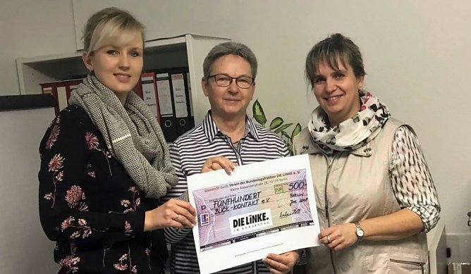 Spende f&uuml;r Verein Blick-Kontakt e.V. (Foto: privat)