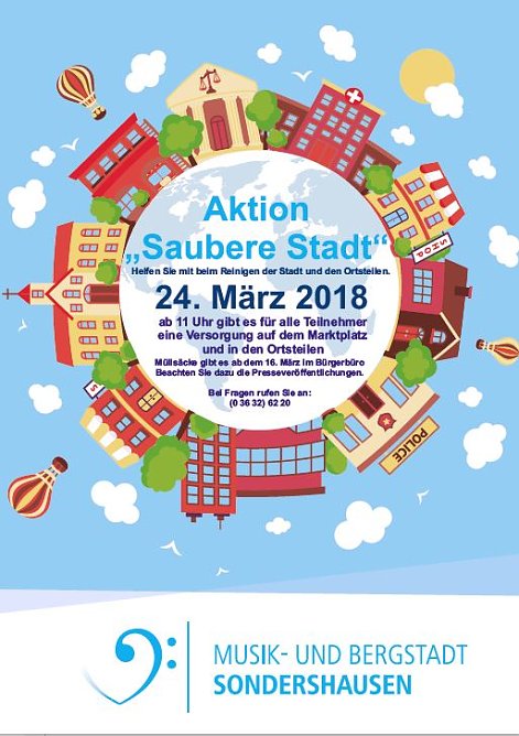Aktion Saubere Stadt 2018 (Foto: Stadt Sondershausen)