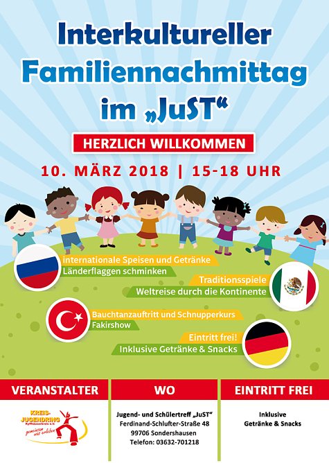 Interkultureller Familiennachmittag im JuST (Foto: JUST)