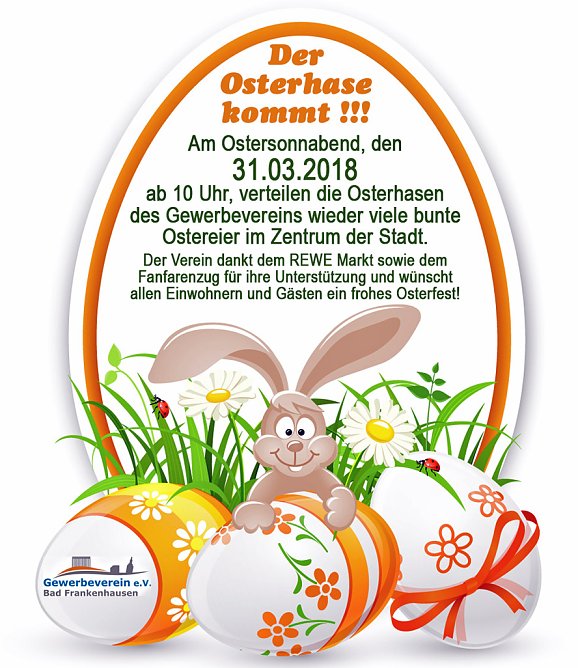Der Osterhase kommt und mehr (Foto: Stadt Bad Frankenhausen)