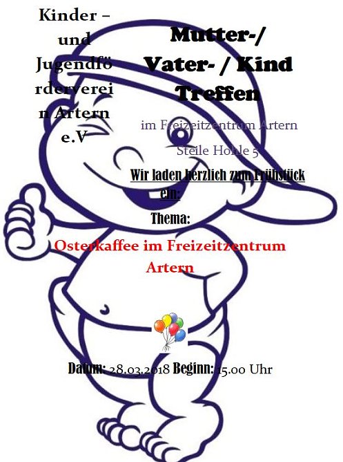Osterkaffee und Osterfeuer-Jecha und mehr (Foto: Freizeitzentrum)